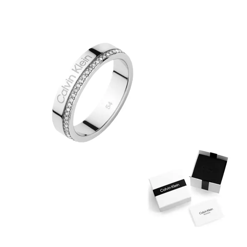 

Calvin Klein Нержавеющая сталь 316, искусственные кольца unisex silver