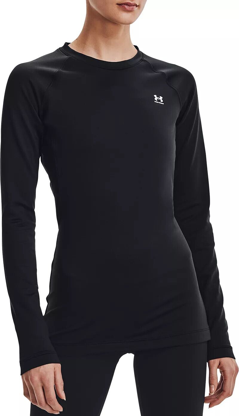 

Аутентичный женский пуловер с круглым вырезом Under Armour 2.0 ColdGear, черный