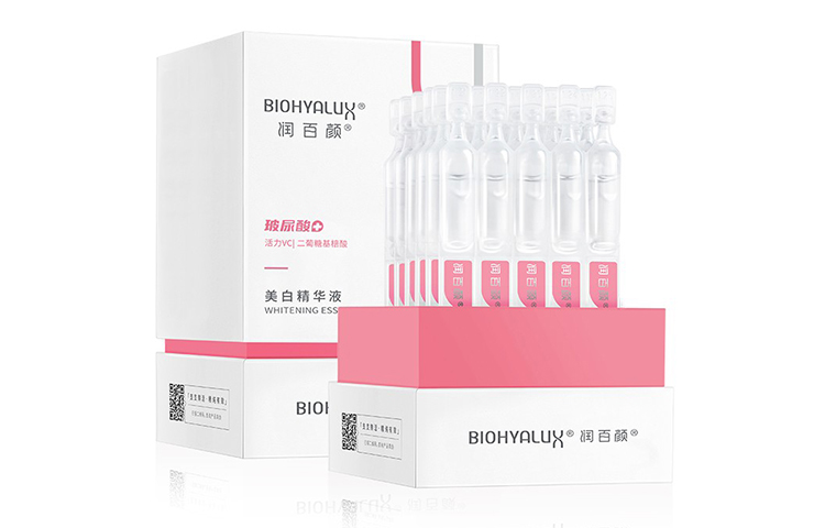 BIOHYALUX Белая сыворотка с гиалуроновой кислотой второго высвобождения успокаивающая увлажняющая осветляющая 1,5 мл*5 шт/1,5 мл*30 шт — фото 2