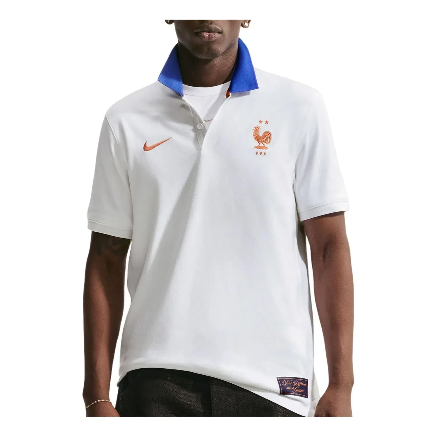 Футболка-поло Nike FFF 2026 27 'White Game Royal Metallic Copper' IQ6429-100, белый