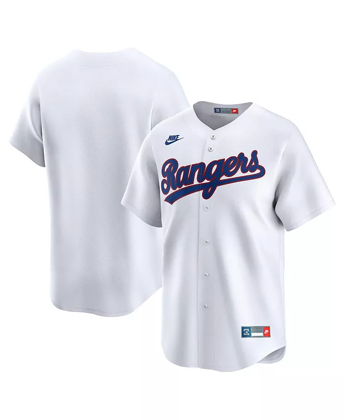 

Мужская белая ретро-джерси Texas Rangers Throwback Cooperstown Collection Limited Nike