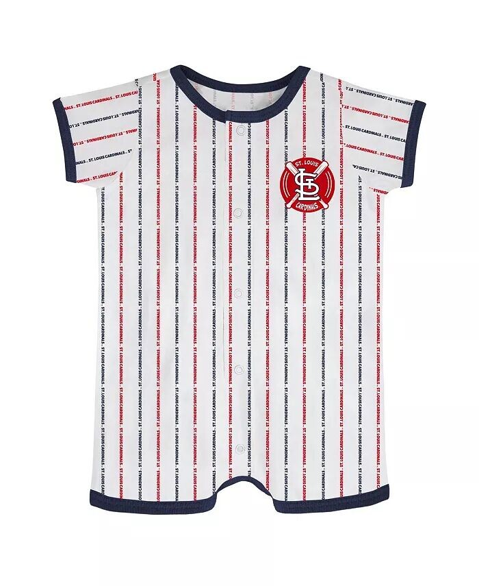 

Белый комбинезон для отбивающего мяча St. Louis Cardinals для мальчиков и девочек Outerstuff