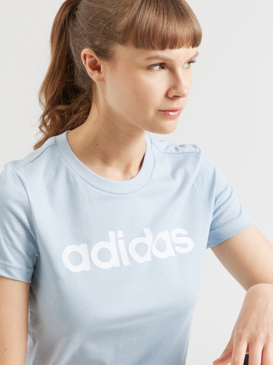 Рубашка для выступлений ADIDAS SPORTSWEAR Essentials, светло-синий — фото 3