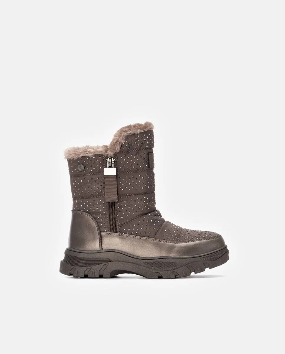 

Детские ботинки с молнией Xti, золотой