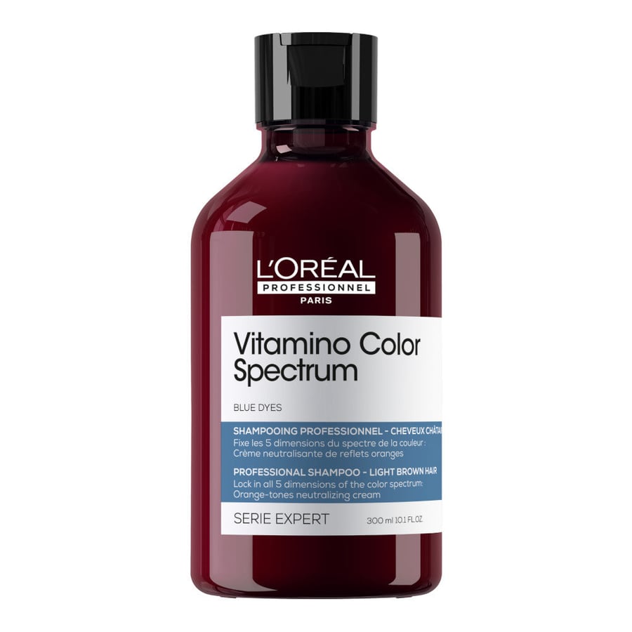 

L'Oreal Professionnel Vitamino Color Spectrum Blue шампунь, нейтрализующий оранжевые отблески для светло-каштановых волос, 300 мл L'Oréal Professionnel