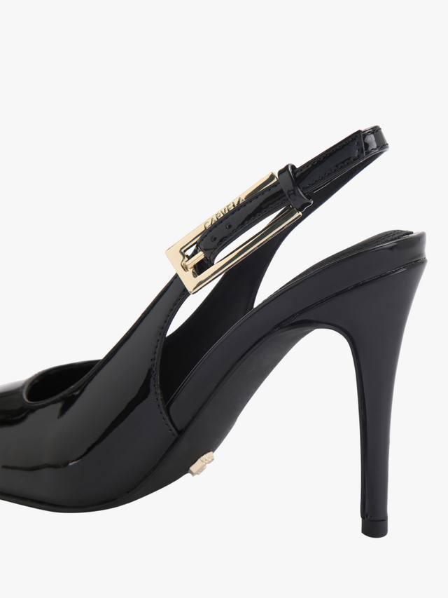 Туфли-лодочки Blanca на шпильке с открытой пяткой Carvela, Black — фото 4