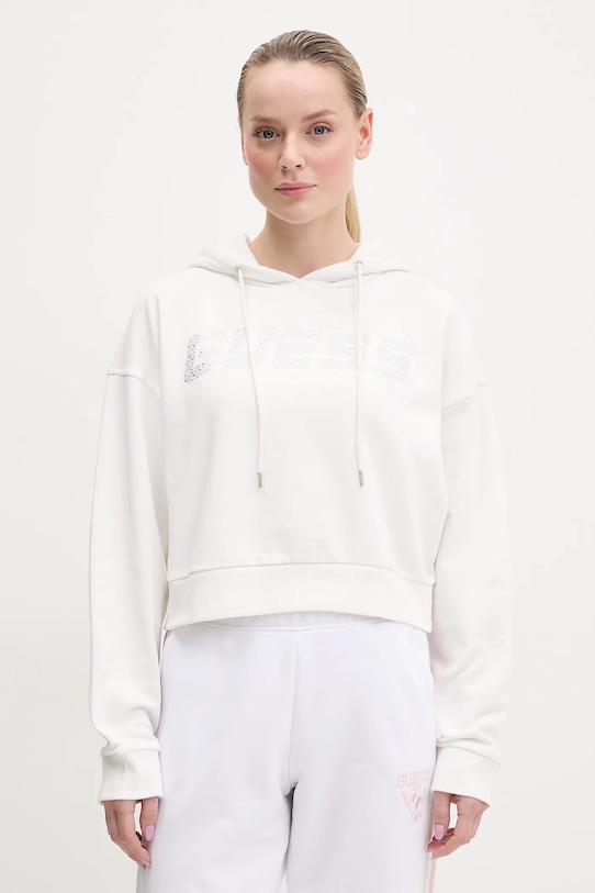 

Хлопковая толстовка PRIMULA Guess, белый