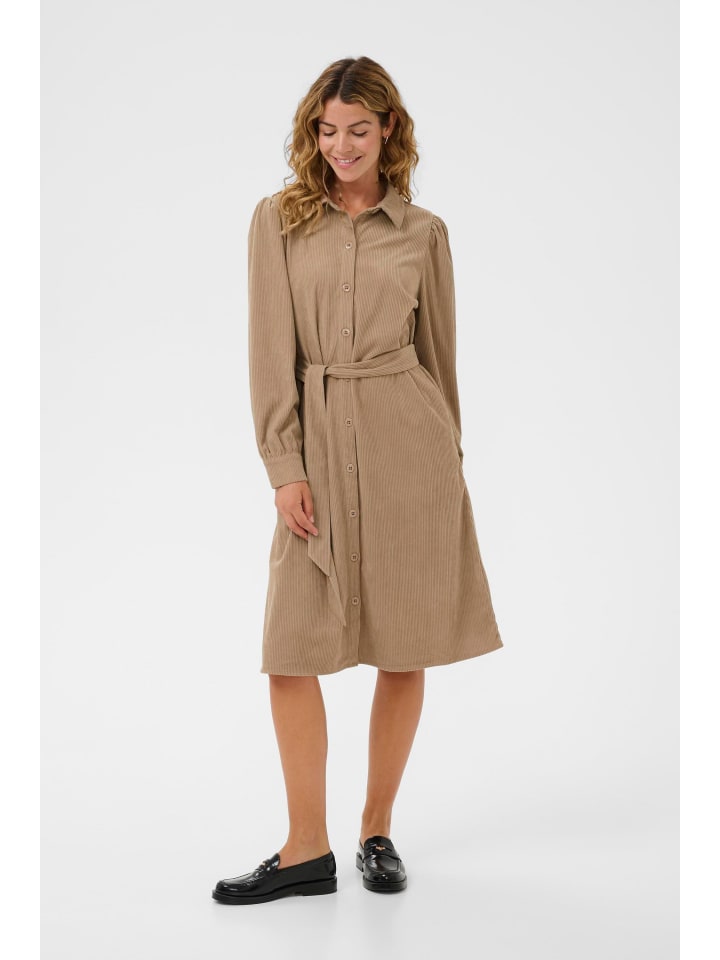 

Cream Платье CRCody А-образного силуэта цвета «серебристая норка»