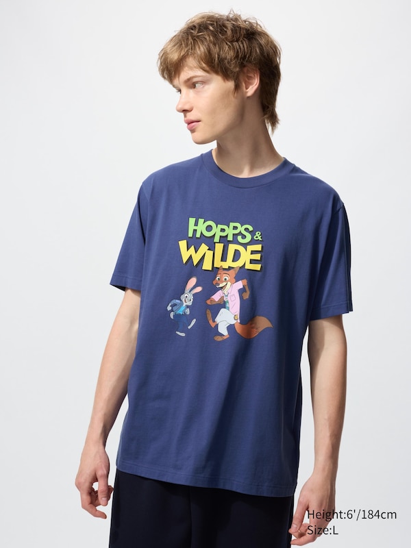 

Футболка UT с графикой «Зверополис» Uniqlo, 67 blue, Синий, Футболка UT с графикой «Зверополис» Uniqlo, 67 blue