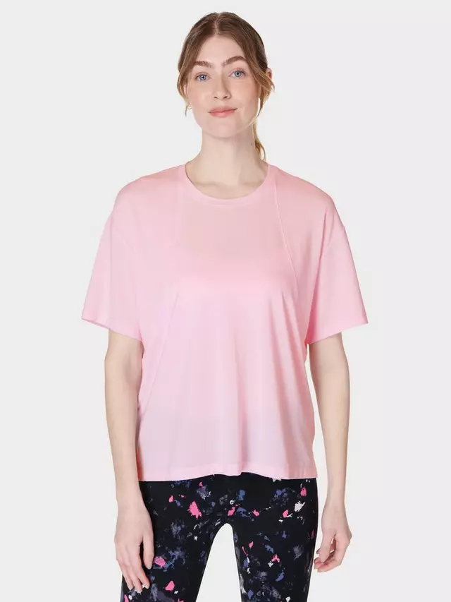 

Футболка Sweaty Betty Soft Flow Studio, цвет nerine/pink