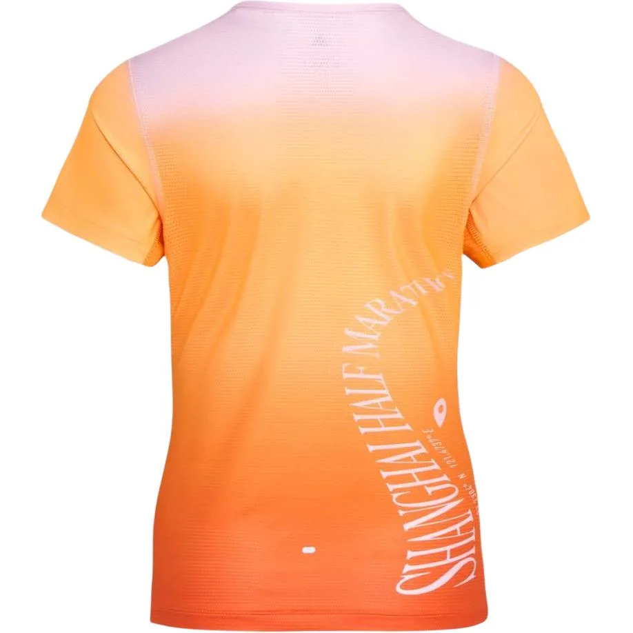 Футболка для бега Marathon женская Adidas, Bright Orange/White — фото 3