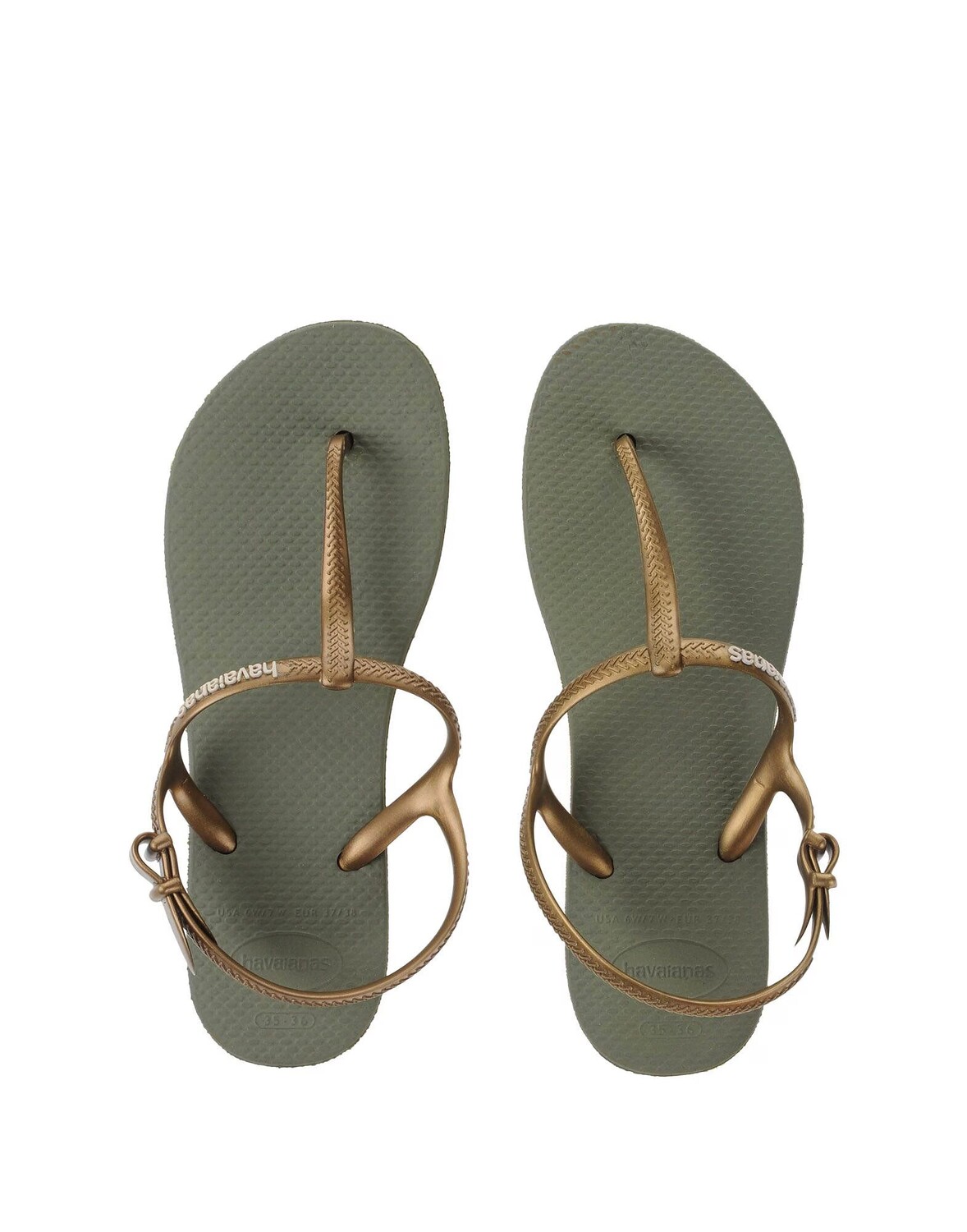 

Сандалии Havaianas, бронза