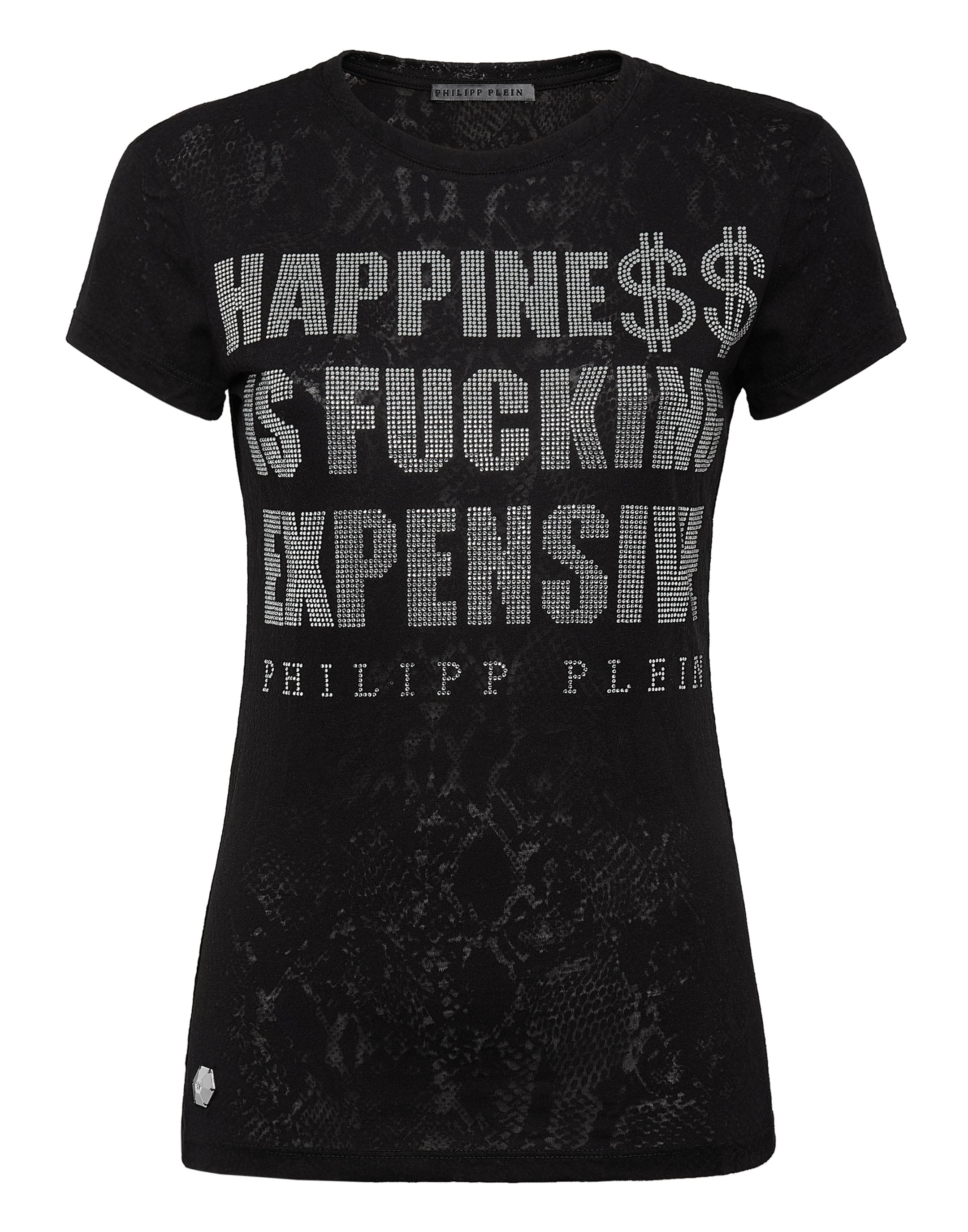 

Футболка с круглым вырезом SS PHILIPP PLEIN, черный