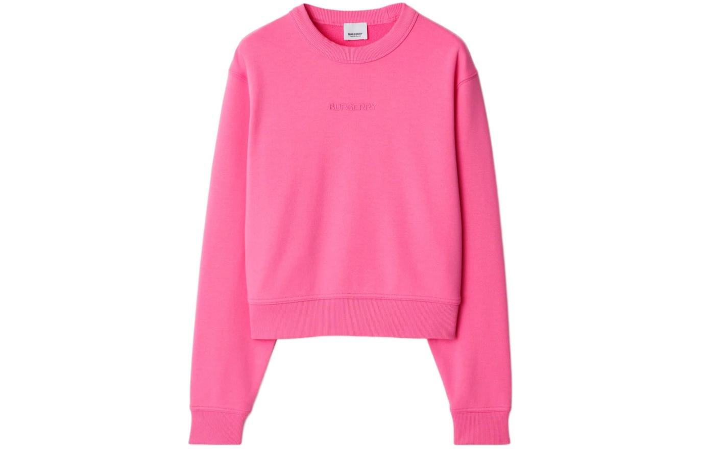 

Burberry Женская толстовка SS24 Bubble Gum Pink Red