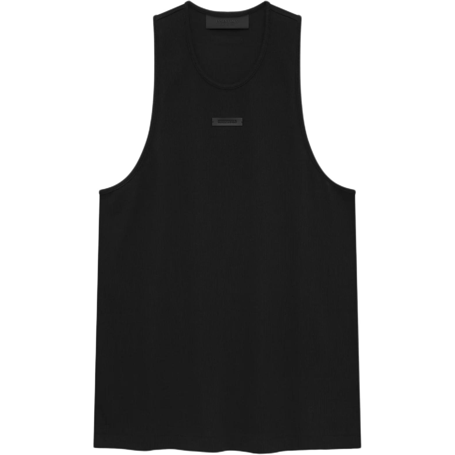 

Майка с логотипом Fear Of God Essentials, Obsidian Black/BLACK