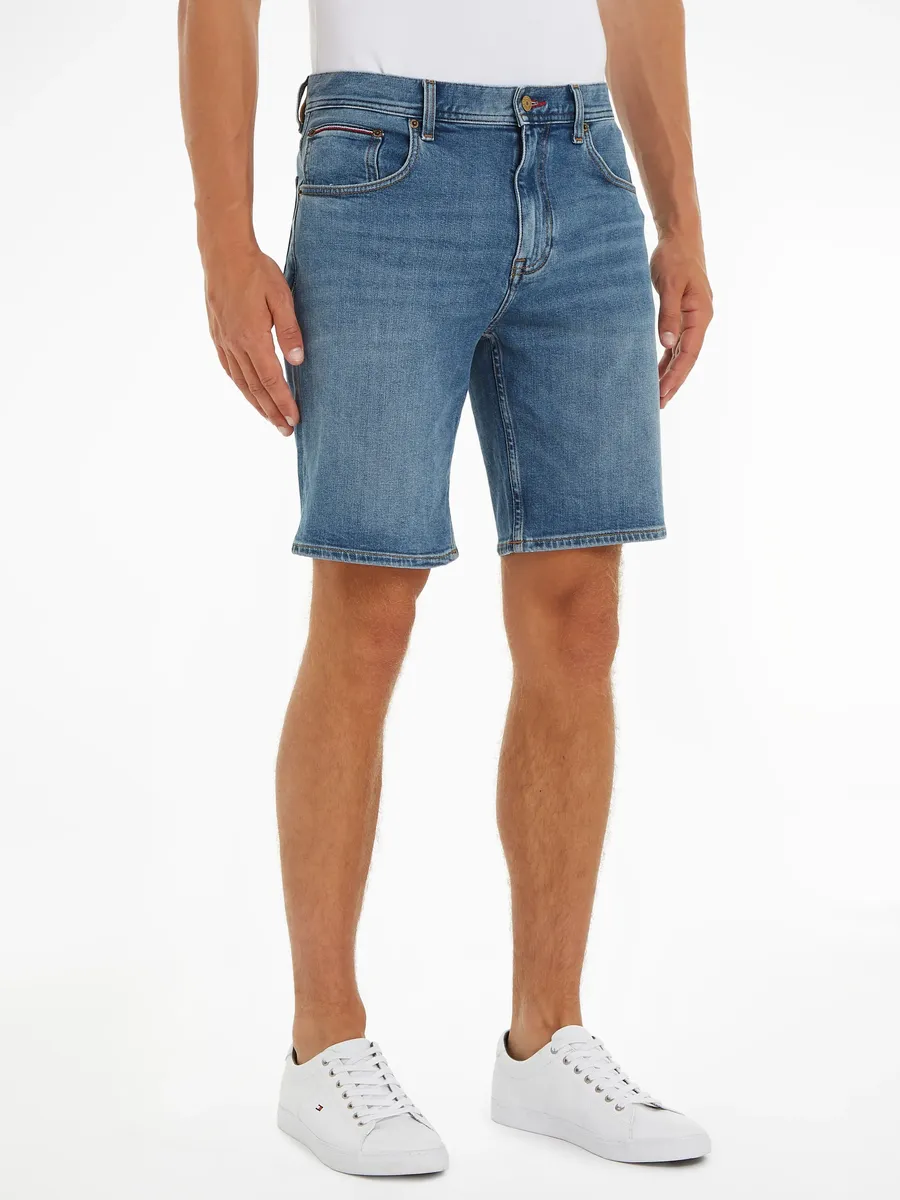 

Джинсовые шорты Tommy Hilfiger "BROOKLYN SHORT STR", с эффектом выцветания, цвет Boston Indigo