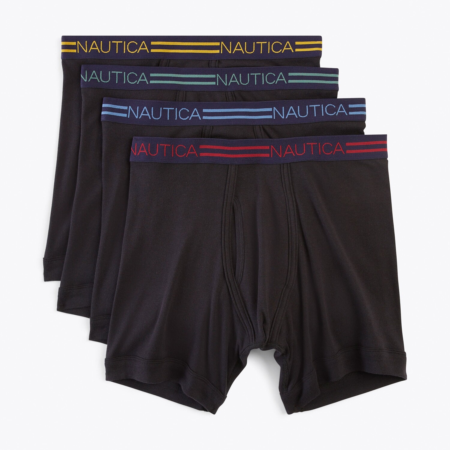 

Мужские хлопковые боксеры Nautica, 4 шт., цвет Indigo Blast Medium