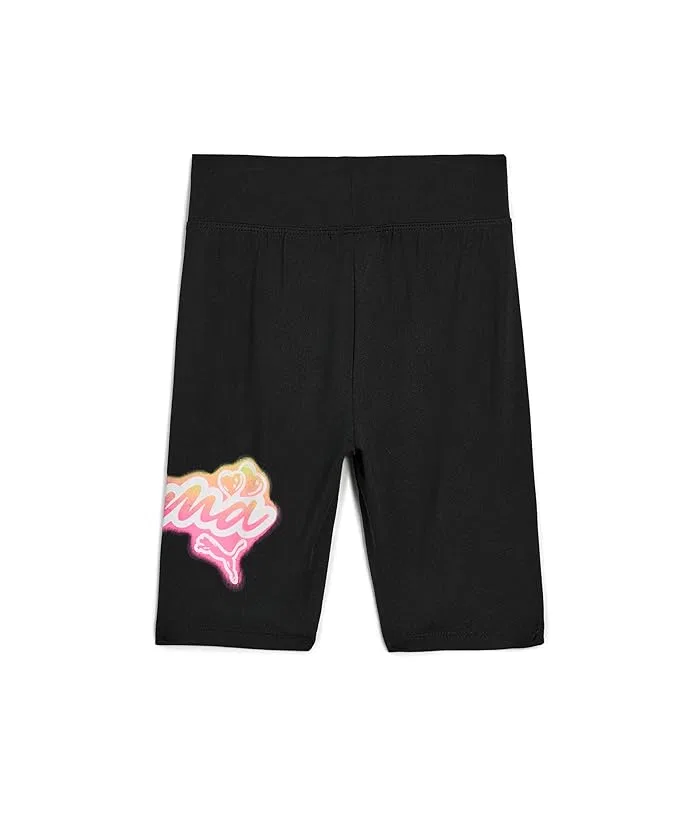 Шорты велосипедки Airbrushed Biker Shorts PUMA Kids, Black — фото 2