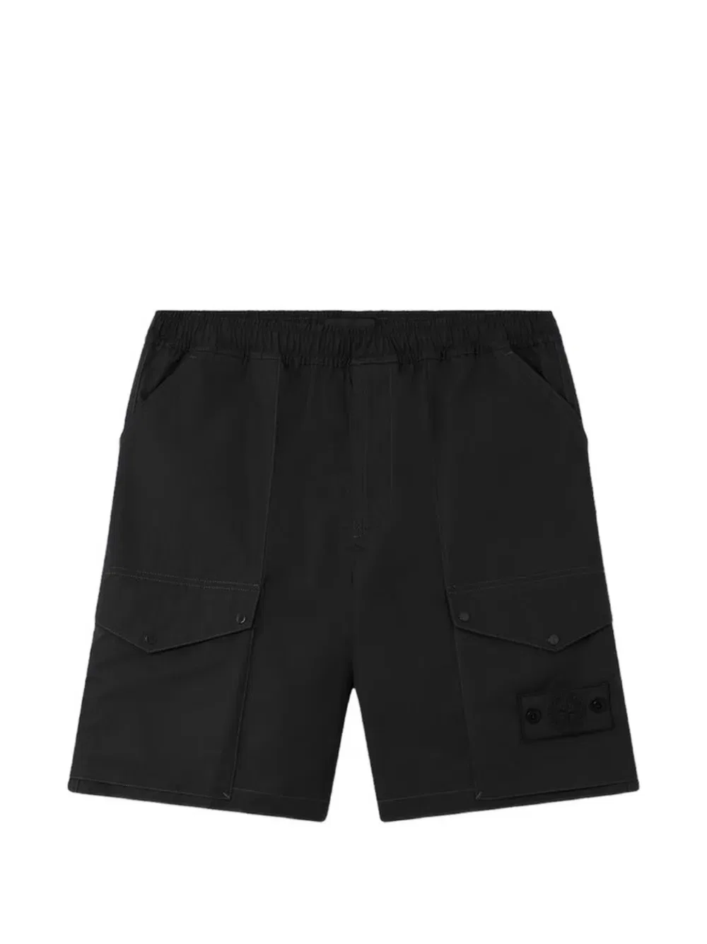 Карго-шорты с карманами Stone Island, черный