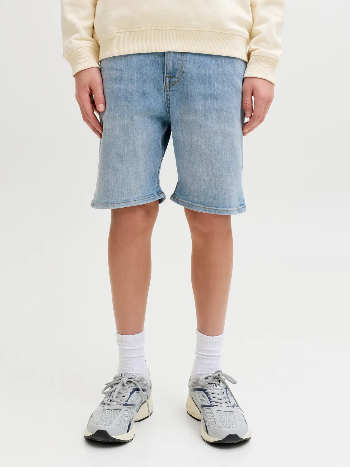Прямые джинсы Jack Jones Junior, светлый синий — фото 3