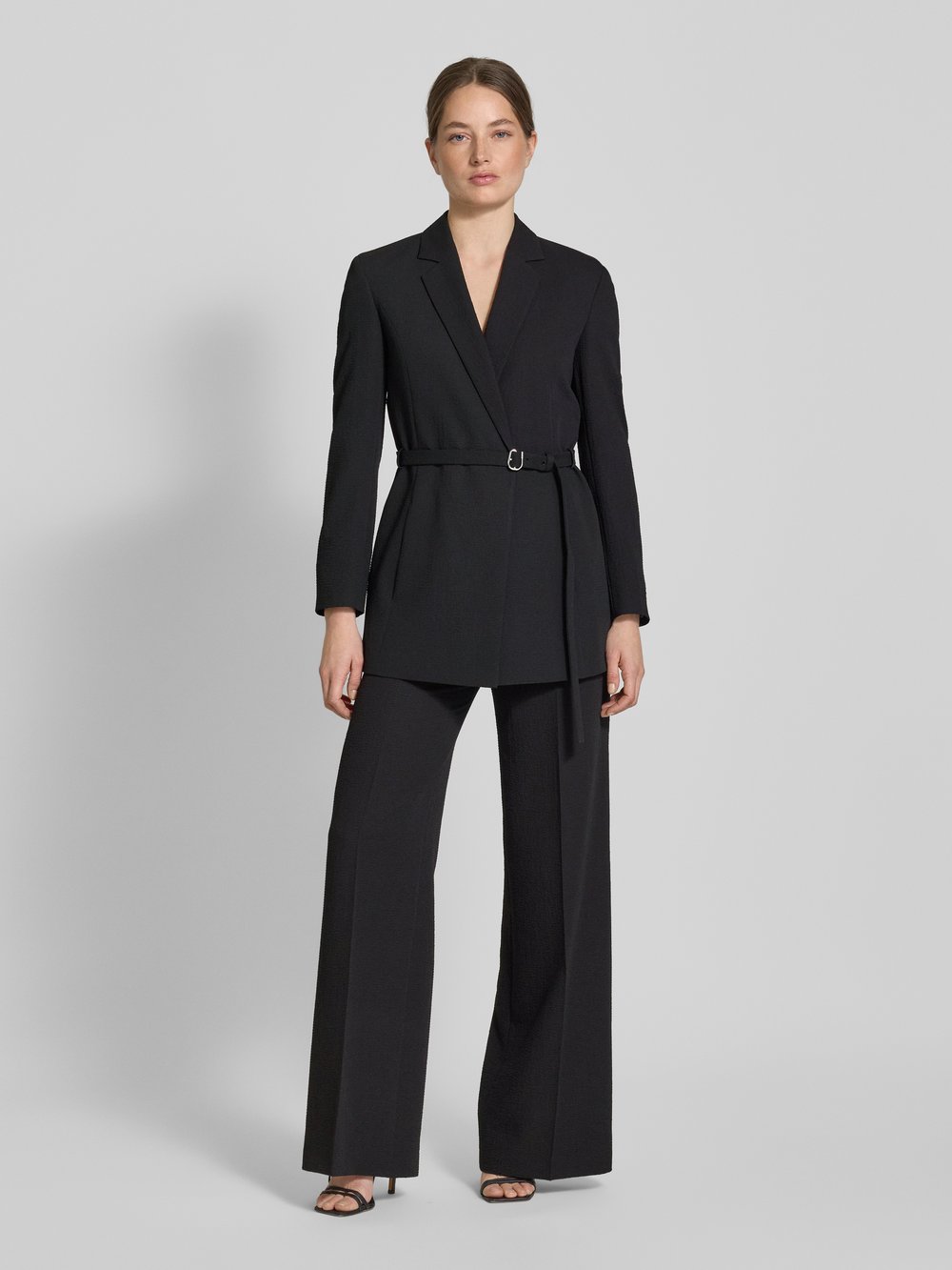 

Блейзер с поясом модель «Амелира» HUGO, черный