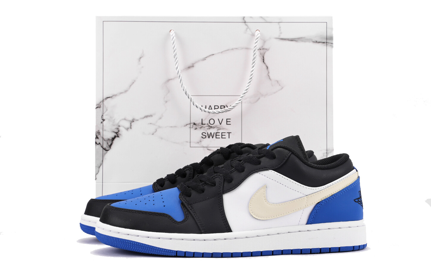 

Кроссовки Air Jordan 1 Vintage Basketball Shoes Men Low-Top White