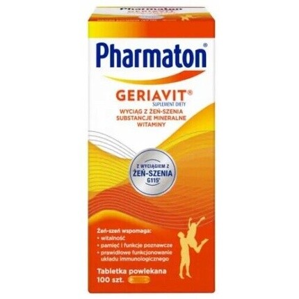 

Гериатрические таблетки Pharmaton, витамины, минералы, женьшень, иммунитет
