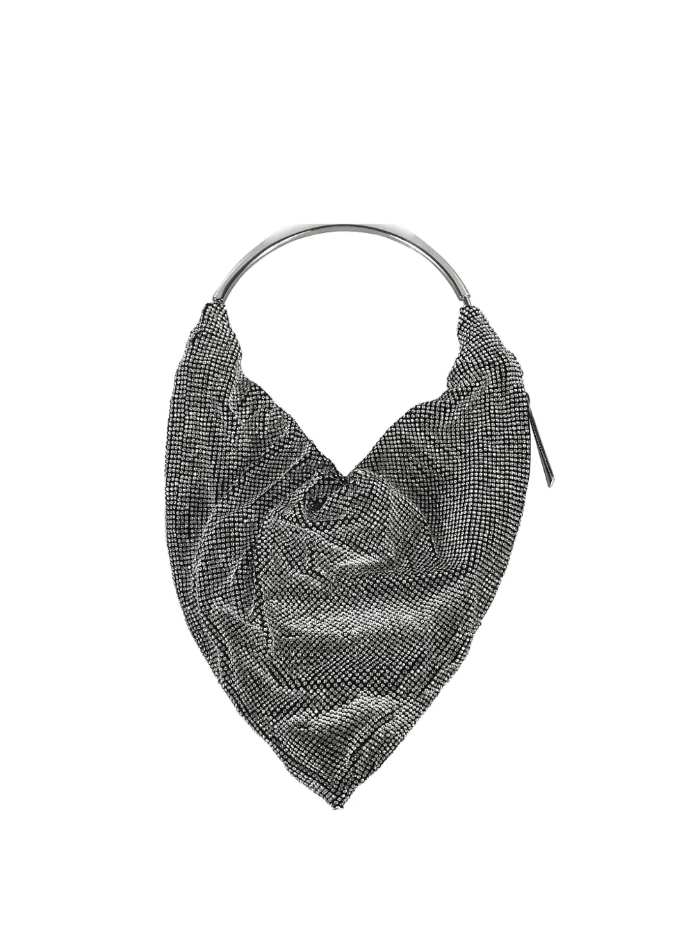 

Сумка-сэтчел с металлической ручкой Benedetta Bruzziches, серебряный