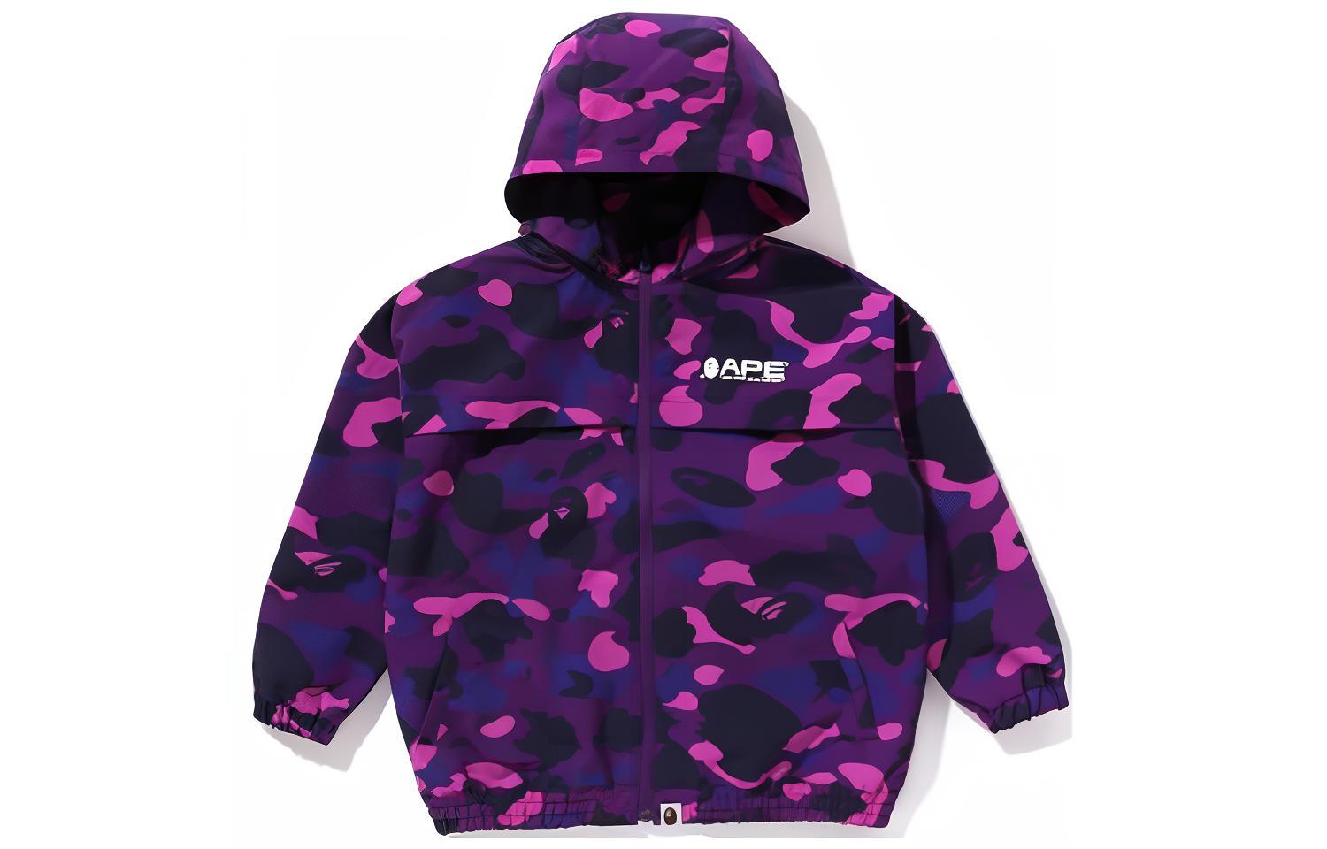 

Детская куртка A Bathing Ape, фиолетовый