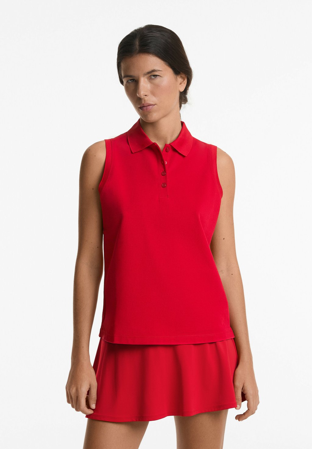

Рубашка поло SLEEVELESS PIQU� POLO OYSHO, красный