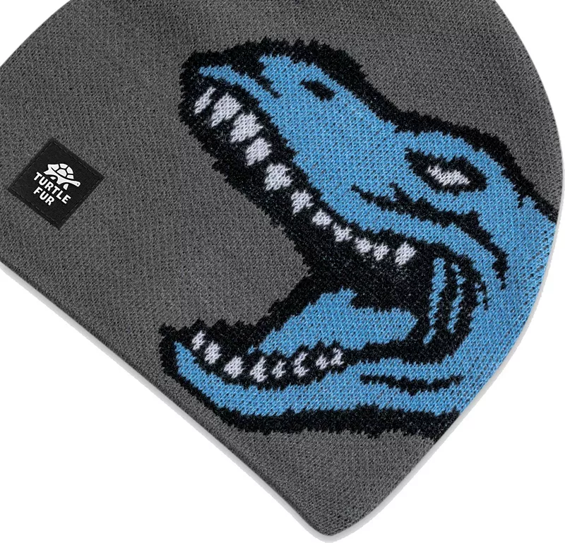 

Необработанная шапка для маленьких детей из черепашьего меха Turtle Fur, серый