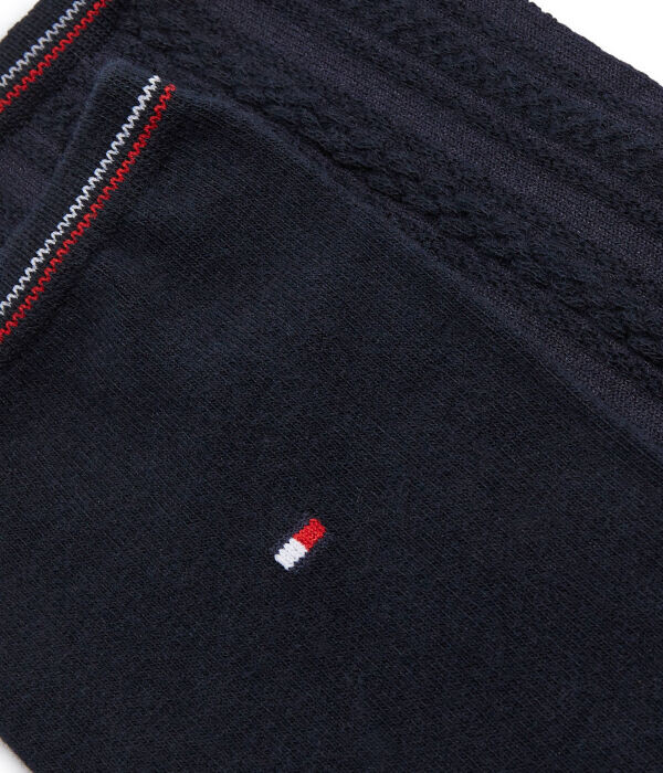 Носки женские Tommy Hilfiger хлопковые 2 пары, синий — фото 4