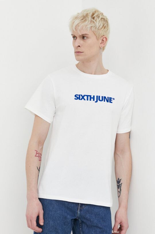 

Хлопковая футболка Sixth June, белый