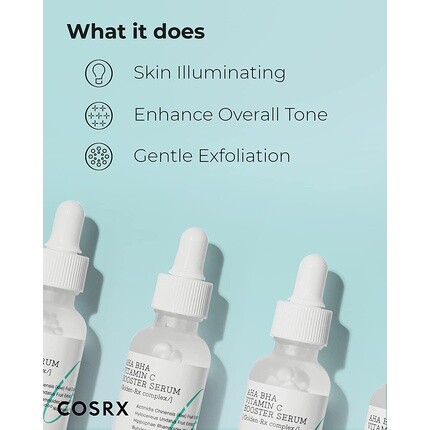 Бустер Cosrx — AHA BHA - с витамином С ,01 эт. унция, — для лица для осветления, предотвращения старения, 30 мл — фото 3
