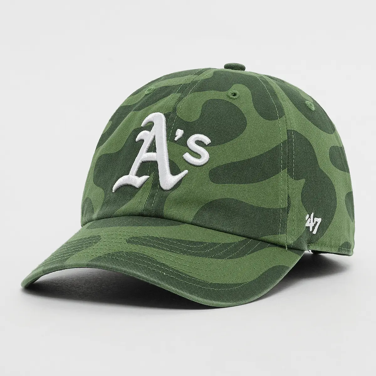 

Бейсболка '47 Clean Up Free Form MLB Oakland Athletics, зеленый