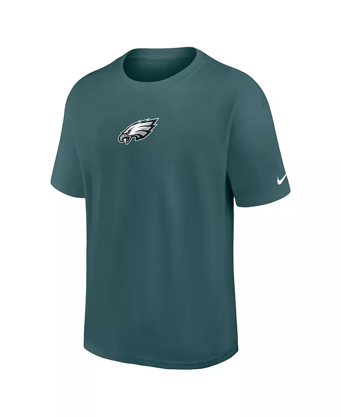 Мужская темно-зеленая футболка Philadelphia Eagles Dominate the Game Essential Max90 Nike — фото 3