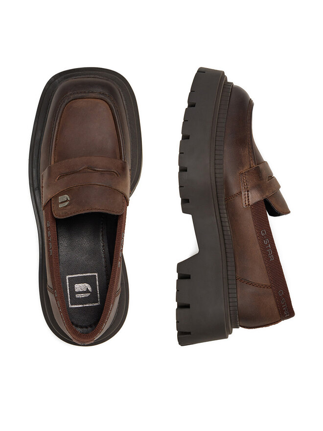 Слипоны CEO-WI34-JOSIA-04 G-Star Raw, коричневый — фото 4