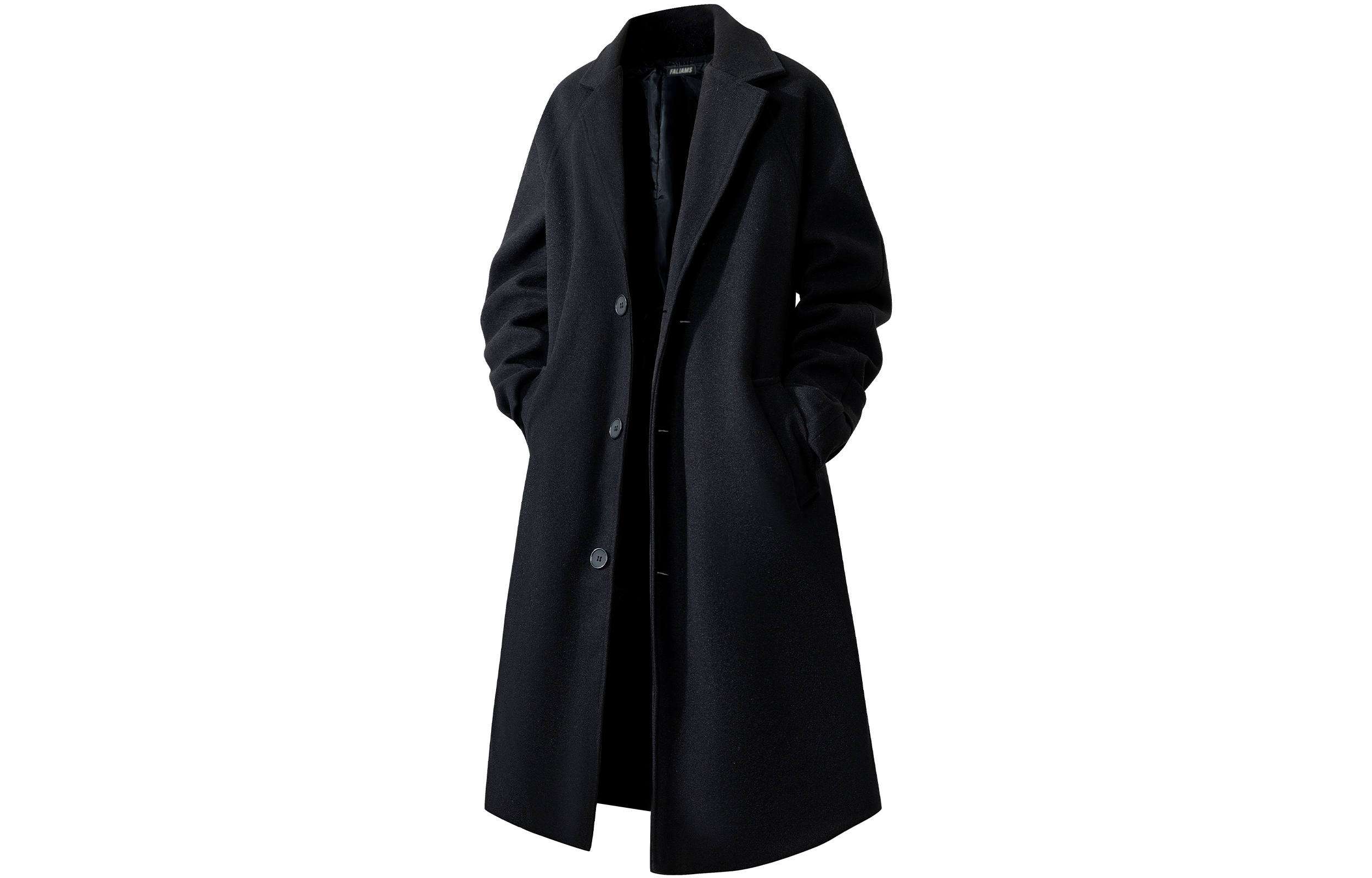

Пальто унисекс FALIAMS, [Padded and Thickened]Black, Черный, Пальто унисекс FALIAMS, [Padded and Thickened]Black