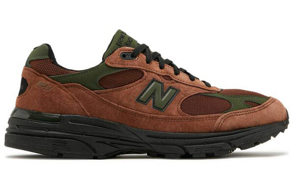 Кроссовки x aime leon dore 993 сделано в сша New Balance, коричневый — фото 2