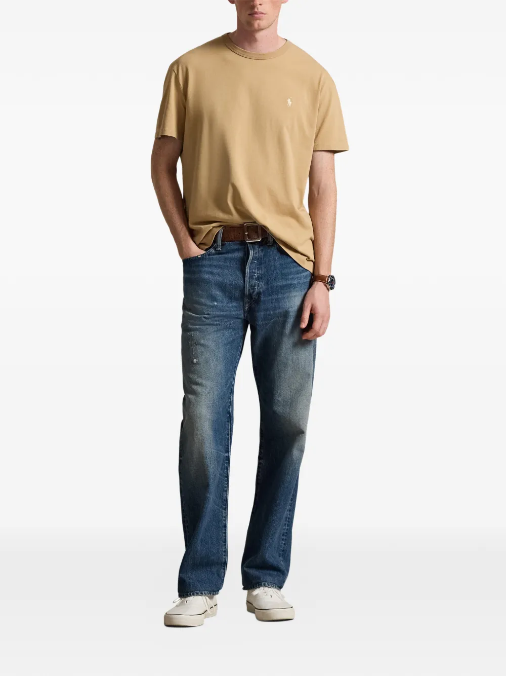 Футболка с коротким рукавом Polo Ralph Lauren, нейтральный — фото 2