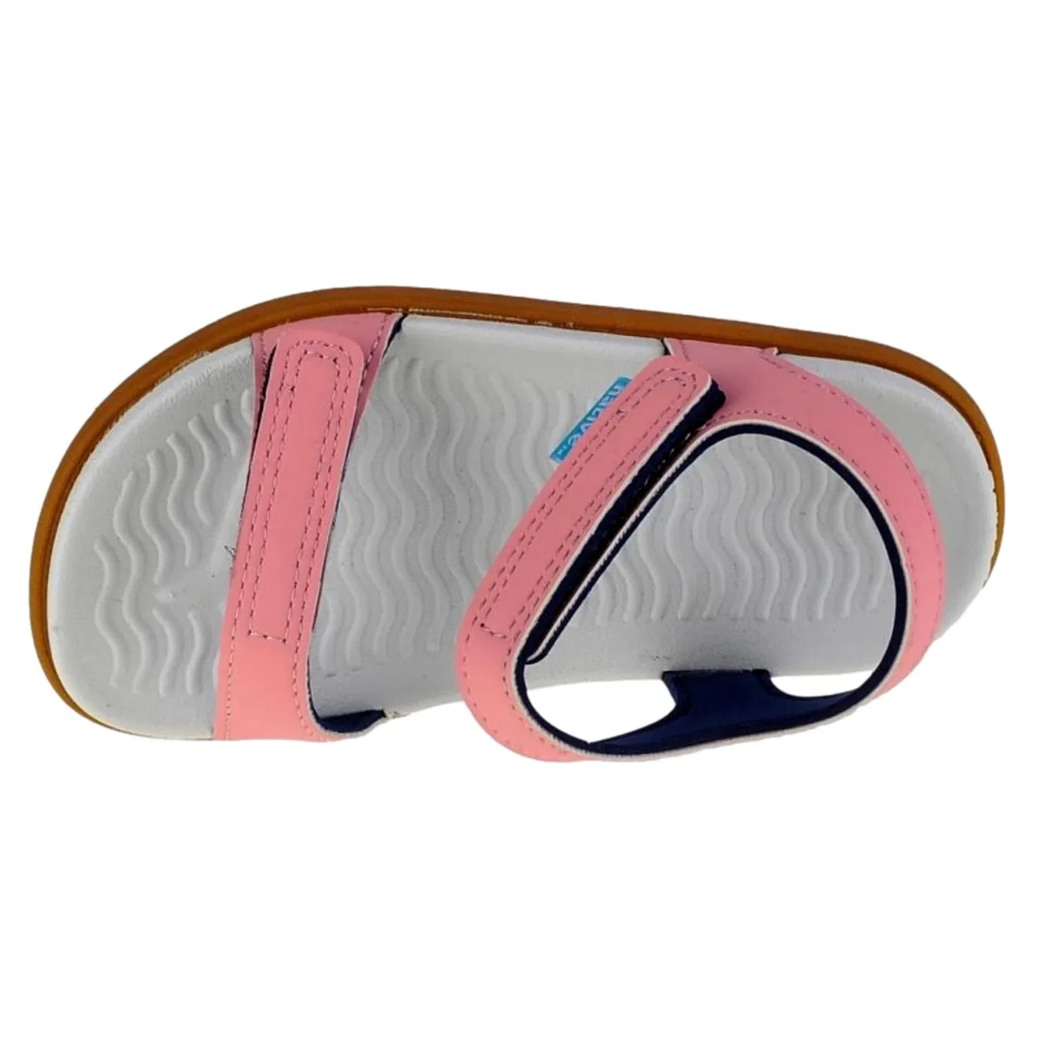 Native Shoes Kids Детские кроссовки Native Shoes Charley Princess, розовый / белый / коричневый для малышей — фото 3