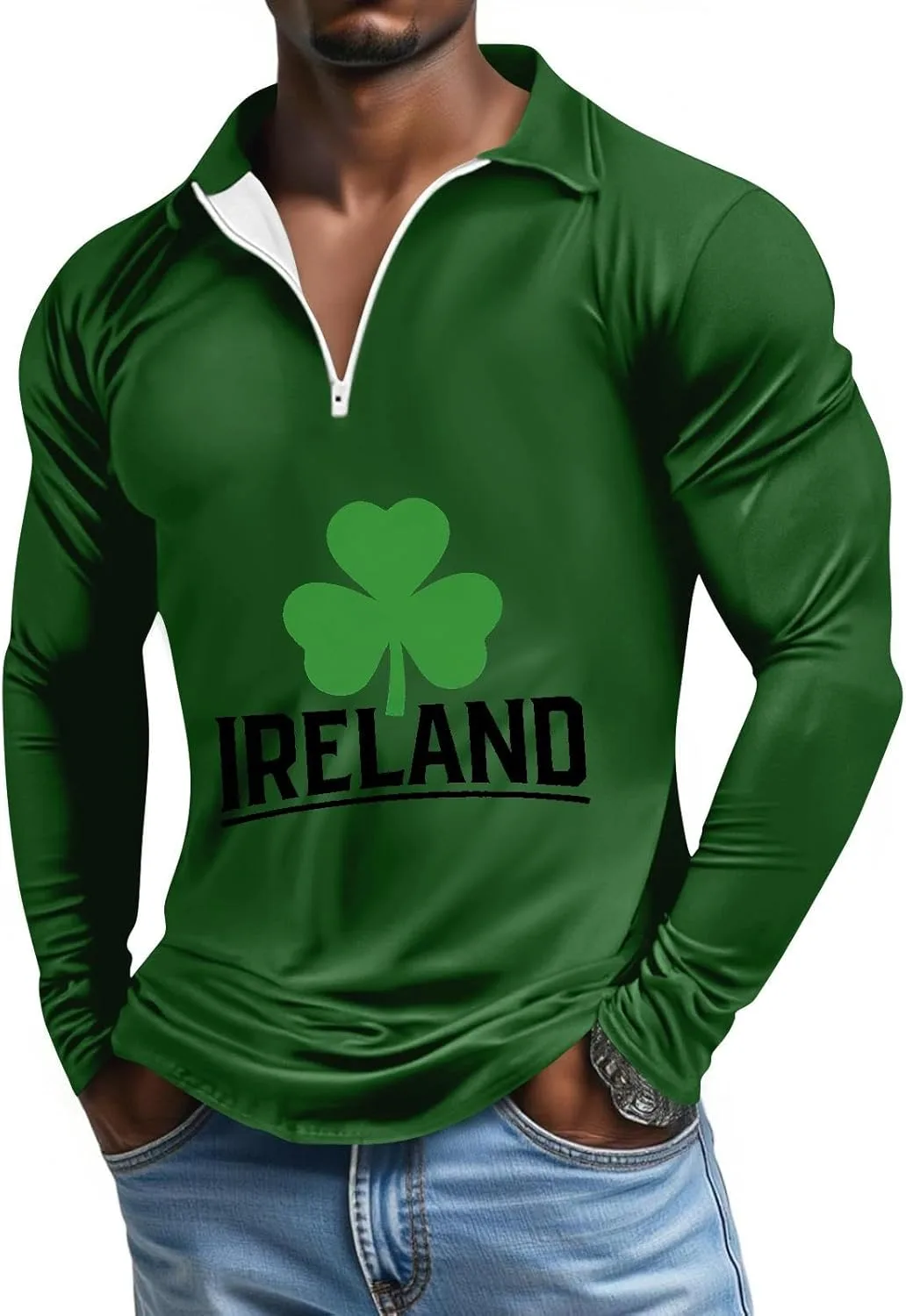 

Футболка St Patricks Day мужская с длинным рукавом