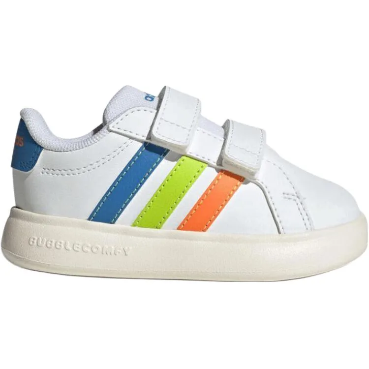 Adidas Кроссовки Grand Court 3.0 Low Top для малышей белые — фото 3