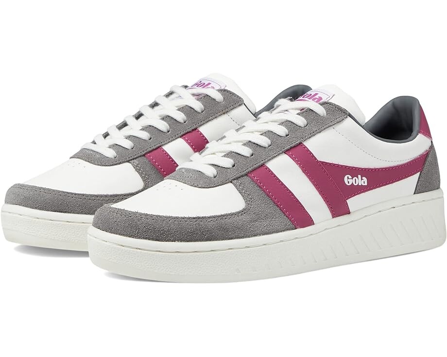 

Кроссовки Gola Grandslam Pure, цвет White/Ash/Fuchsia