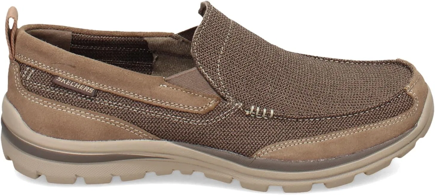 Лоферы мужские Skechers, светло-коричневый — фото 2