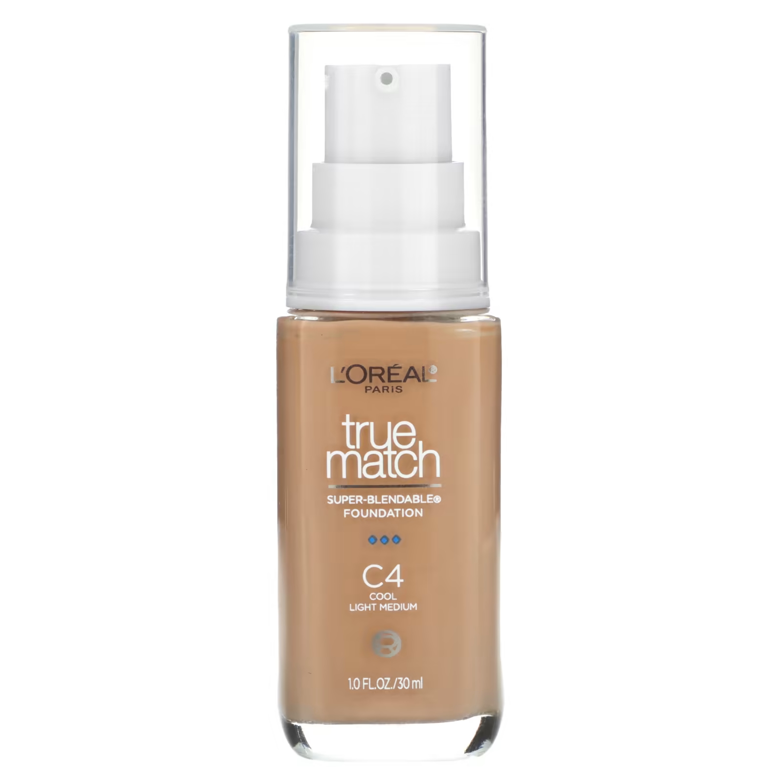 

Тональная основа жидкая L'Oréal True Match Super-Blendable Foundation C4 Cool Light Medium, 30 мл