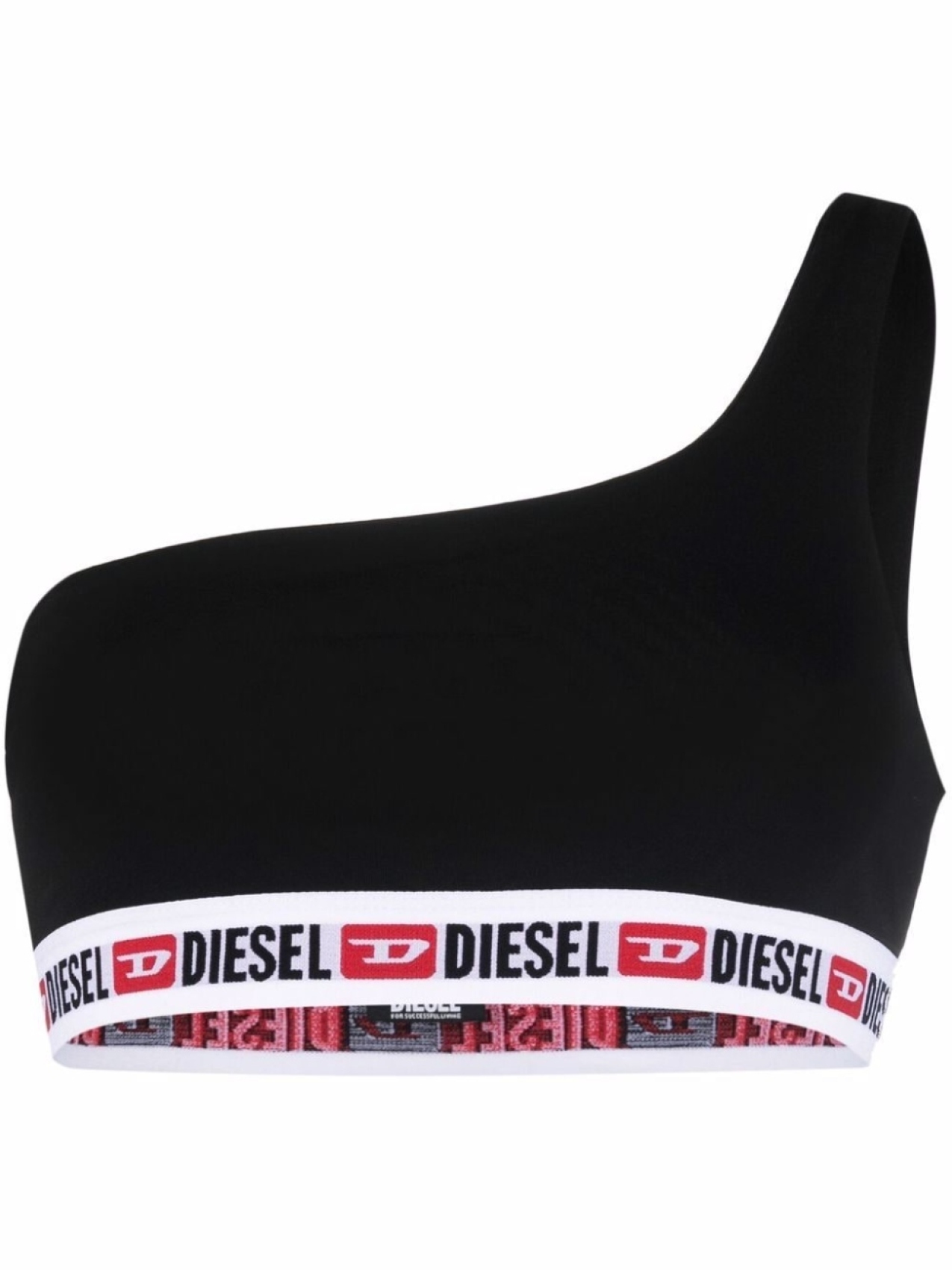 

Diesel топ-бралетт на одно плечо, черный