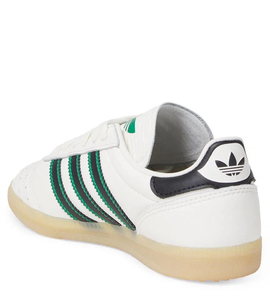 Кожаные кроссовки Samba Adidas Originals Kids, белый — фото 2