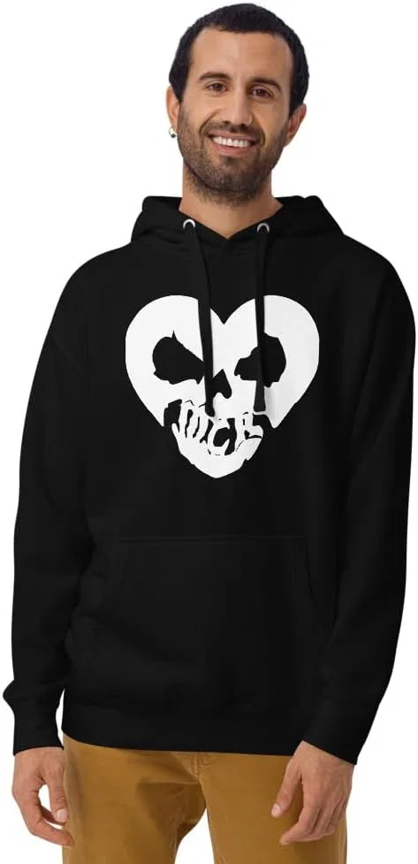 Худи Emo Skull Design Initial MCR - изготавливается на заказ. Хлопковый свитер Not Okay с капюшоном