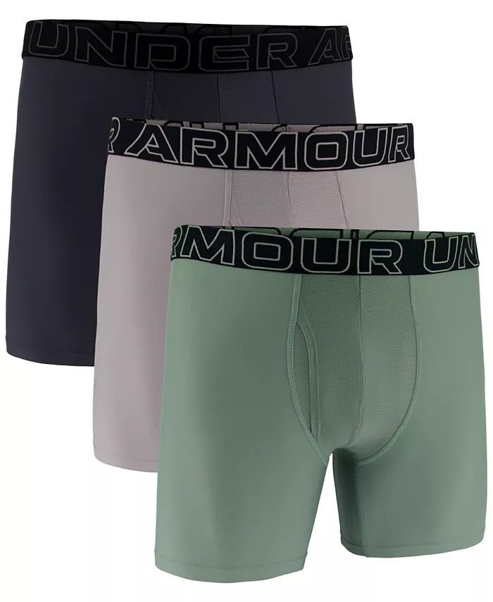 

Мужские боксеры Performance Tech Solid, 3 шт., 6" Under Armour, серый